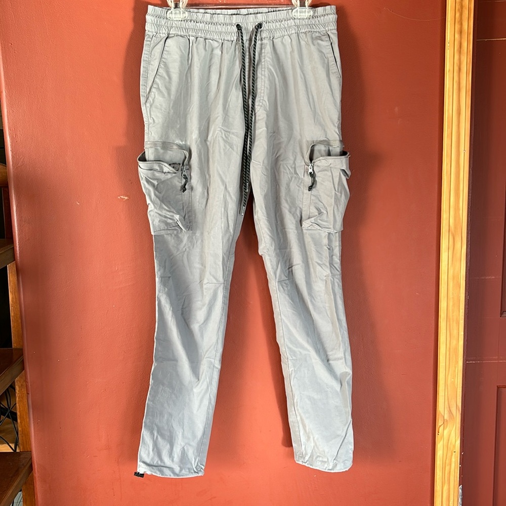 Pacsun Skinny Cargo Pants, Men’s Medium, Gray